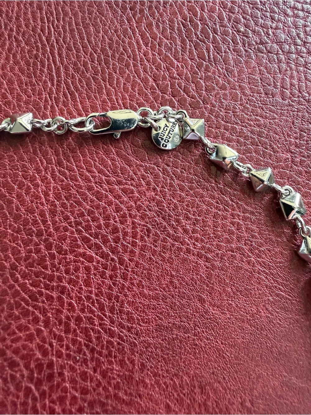 Juicy Couture Silver Faceted Bead Necklace - Silver - Picture 3 of 3